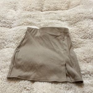 Fashion Nova ribbed mini skirt